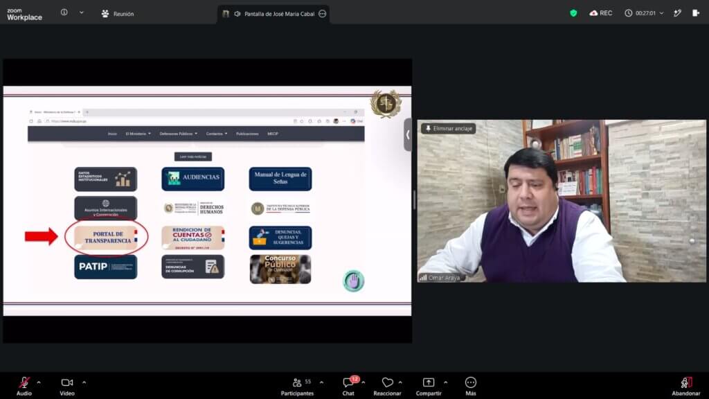 Imagen para Gacetilla 5 Charla sobre acceso a la información pública y transparencia activa
