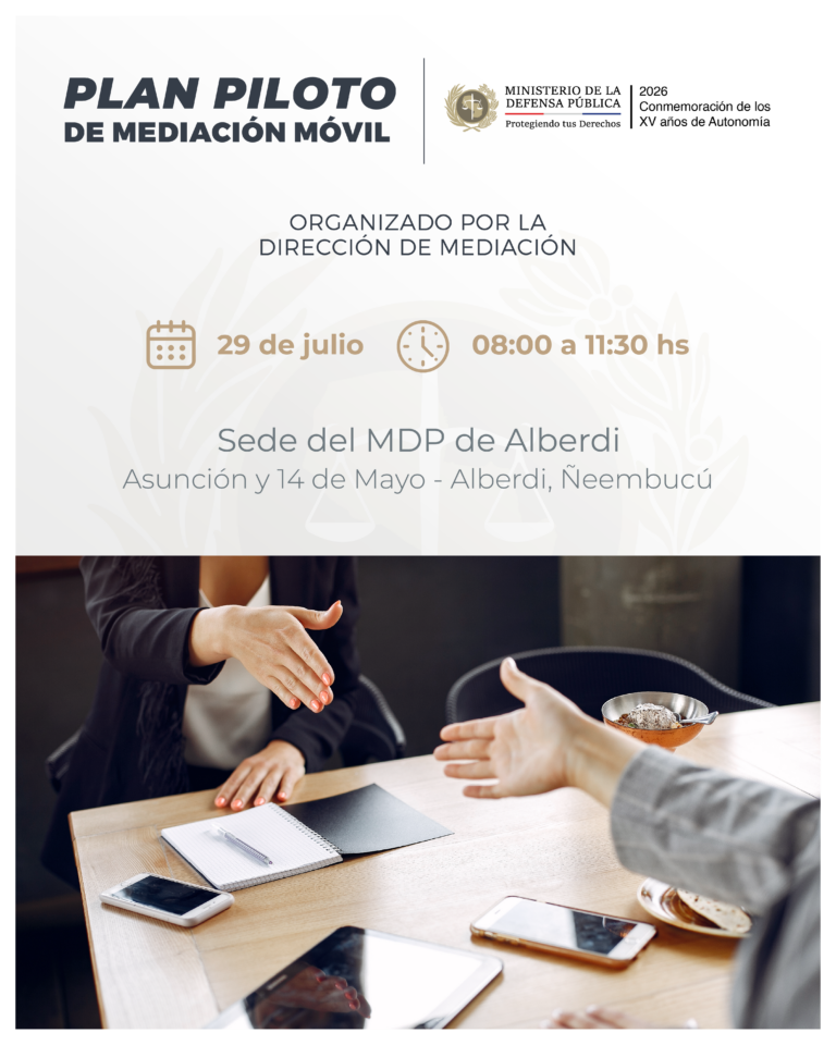 PLAN PILOTO DE MEDIACION MOVIL 01